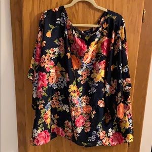 Chaps Floral Blouse